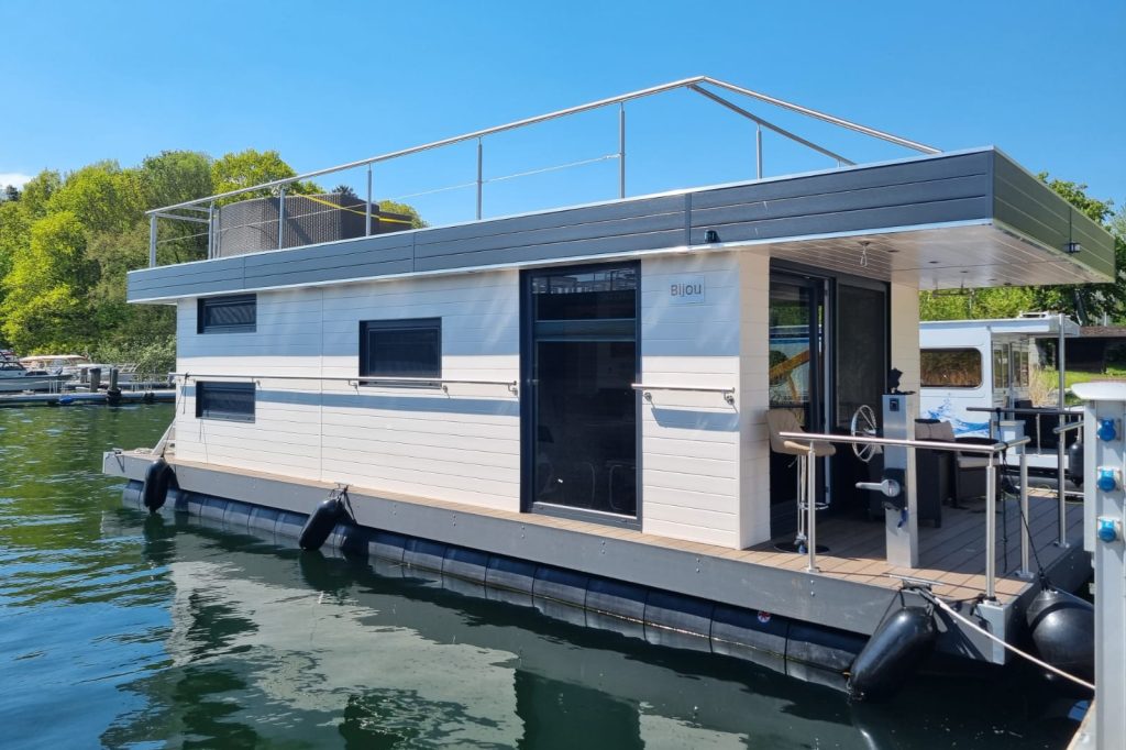 Hausboot Bijou Außenansicht